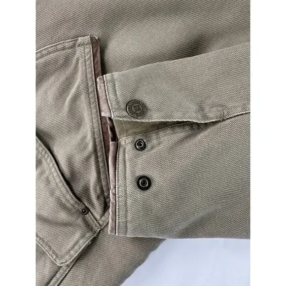 VTG Columbia Barn Field Coat Heavy Duck Cotton Lined Olive Brown RiverLodge XL - Picture 7 of 13